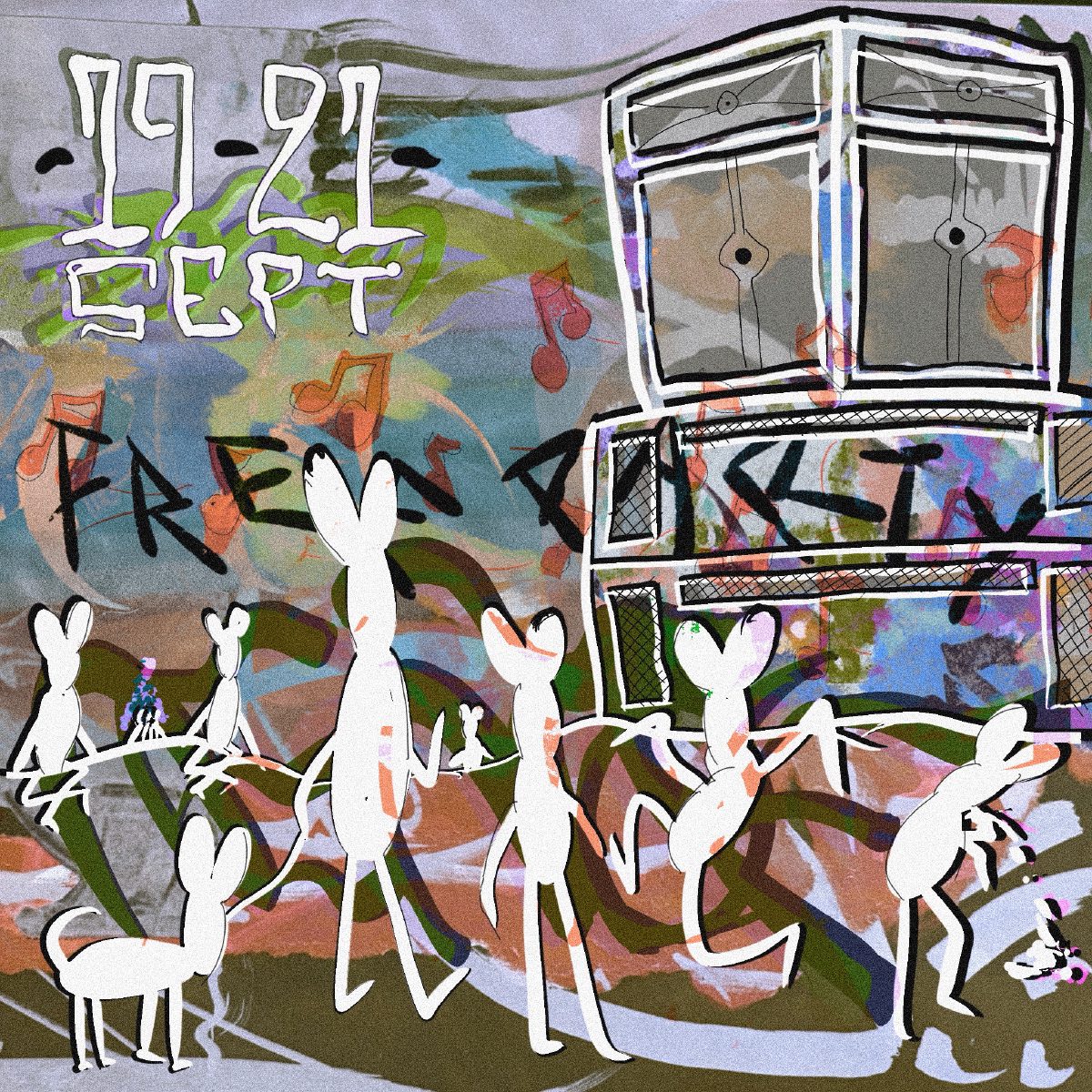Flyer for Nentoke FREE PARTY at Secret Location